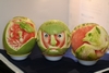 this is my unique carving in water melon